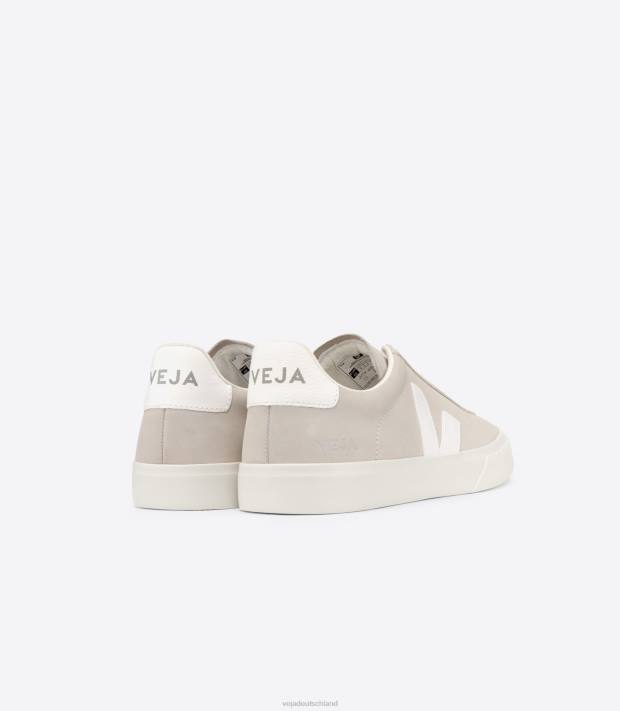 Schuhe VHJD228 Frauen Veja Campo Nubuk naturweiß