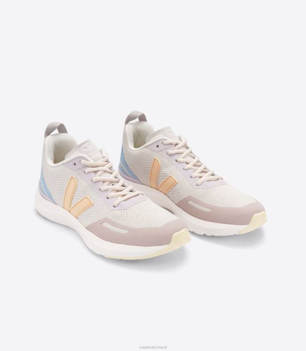 Schuhe VHJD282 Frauen Veja Impala Engineered-Mesh, natürlicher Pfirsich