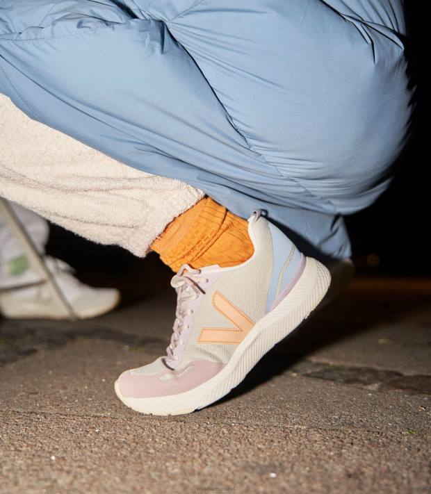 Schuhe VHJD282 Frauen Veja Impala Engineered-Mesh, natürlicher Pfirsich
