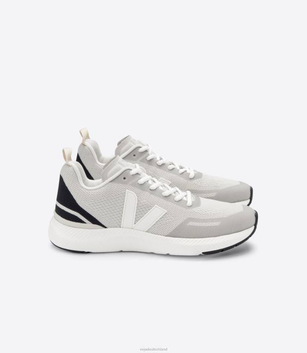 Schuhe VHJD283 Frauen Veja Impala Engineered-Mesh, naturschwarz