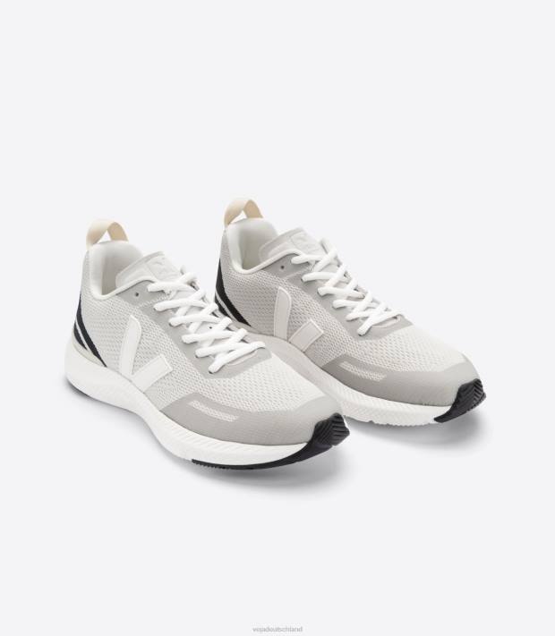 Schuhe VHJD283 Frauen Veja Impala Engineered-Mesh, naturschwarz