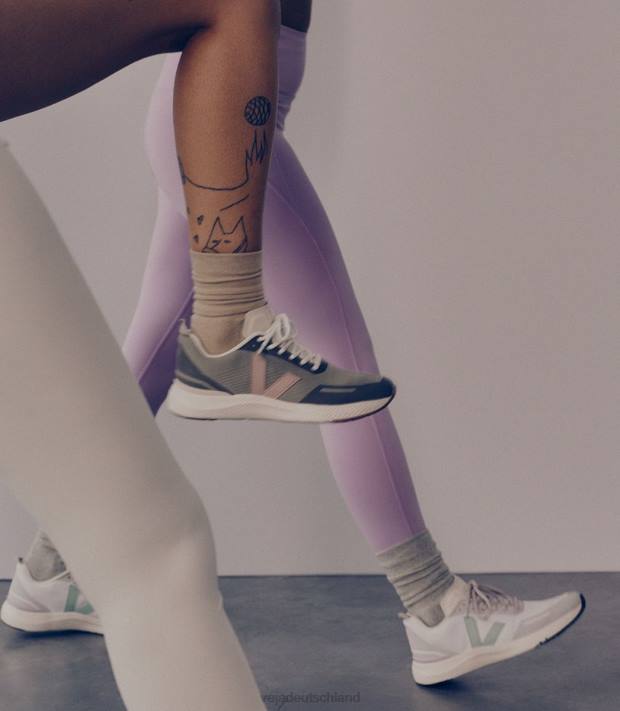 Schuhe VHJD285 Frauen Veja Impala-Salbei-Babe