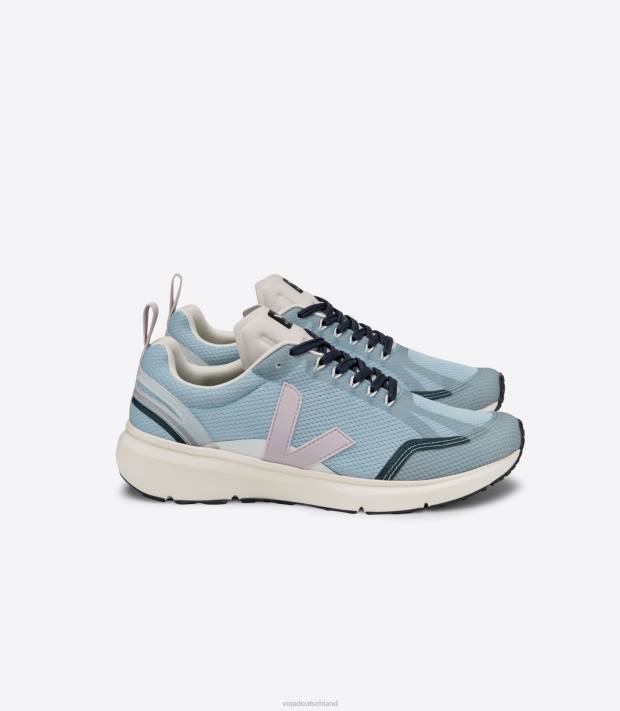 Schuhe VHJD268 Frauen Veja Condor 2 Alveomesh Steel Parme