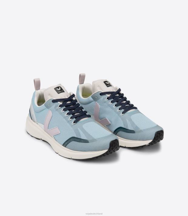 Schuhe VHJD268 Frauen Veja Condor 2 Alveomesh Steel Parme