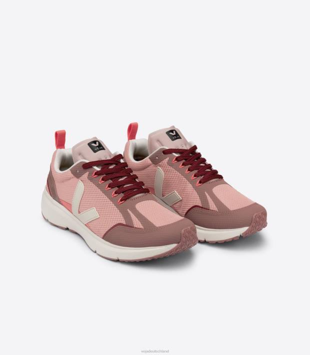 Schuhe VHJD269 Frauen Veja Kondor 2 Alveomesh Pamplemousse Pierre