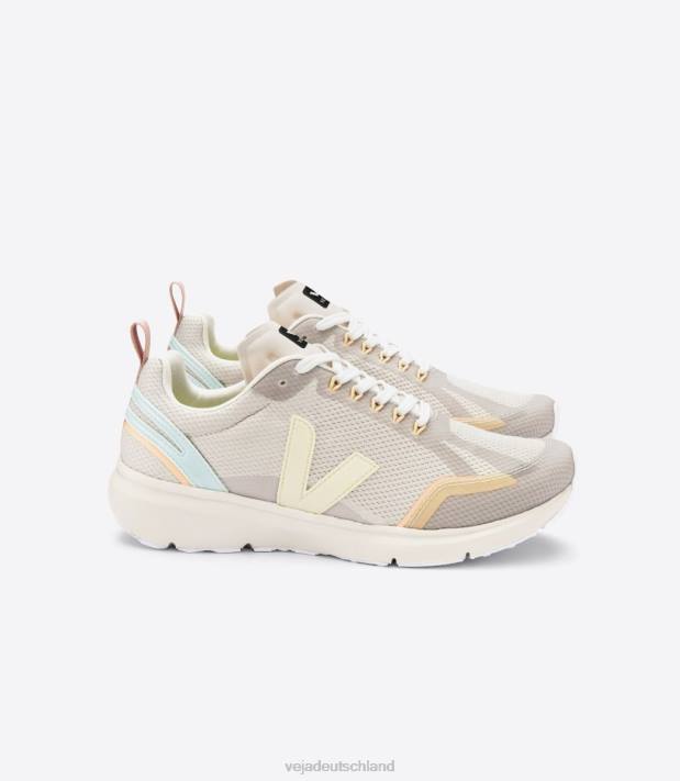 Schuhe VHJD272 Frauen Veja Condor 2 Alveomesh natürliche Butter