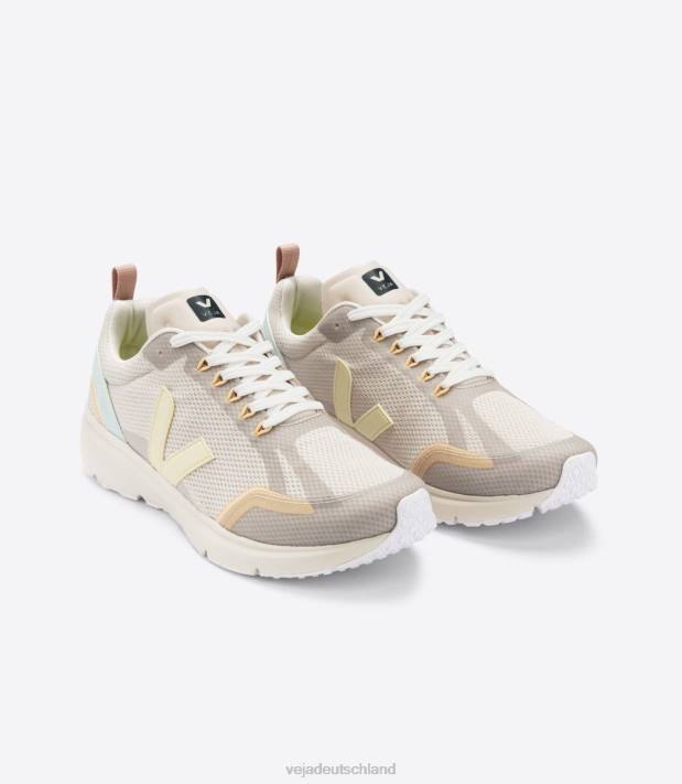 Schuhe VHJD272 Frauen Veja Condor 2 Alveomesh natürliche Butter
