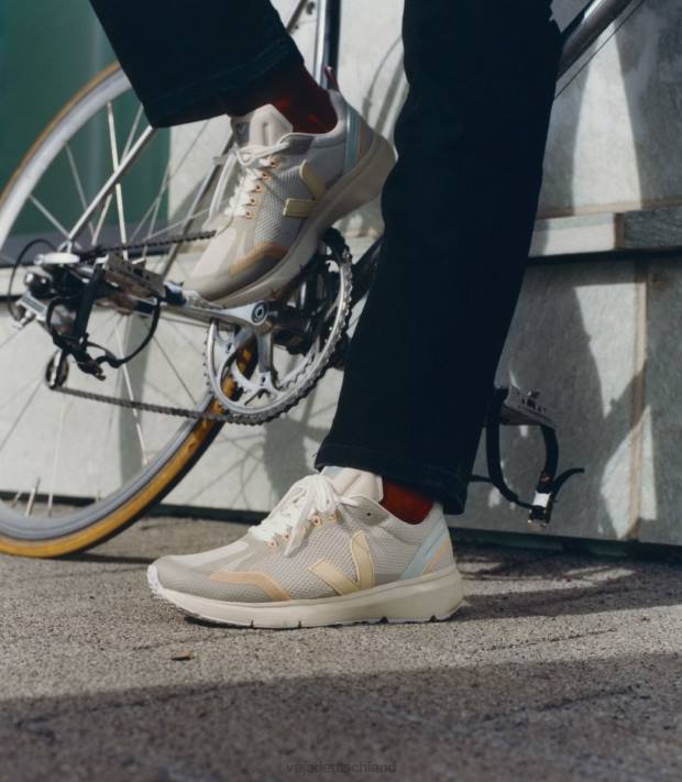 Schuhe VHJD272 Frauen Veja Condor 2 Alveomesh natürliche Butter