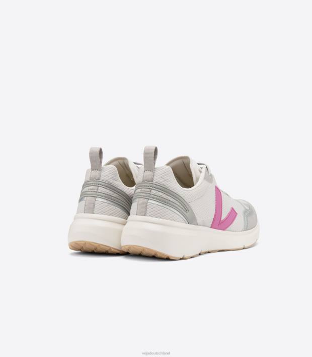 Schuhe VHJD273 Frauen Veja Condor 2 Alveomesh hellgrau ultraviolett
