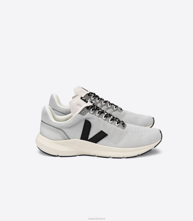 Schuhe VHJD275 Frauen Veja Marlin V-Strick, Polarschwarz