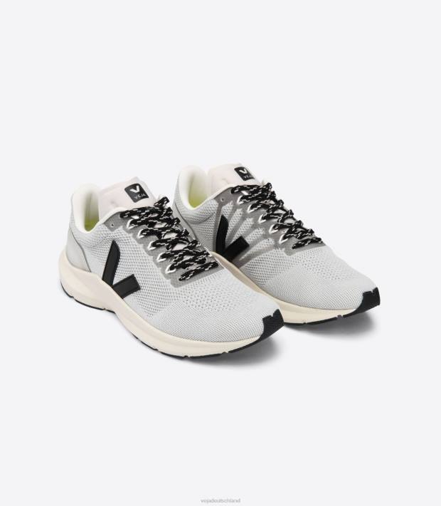 Schuhe VHJD275 Frauen Veja Marlin V-Strick, Polarschwarz