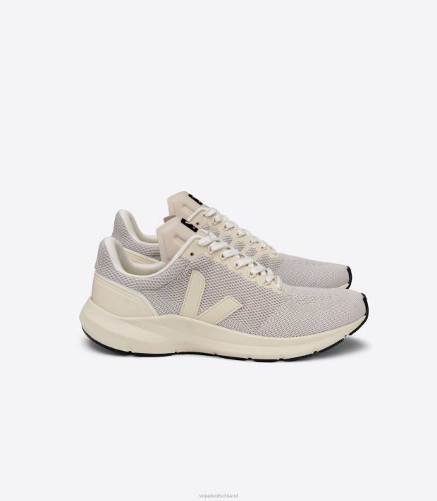 Schuhe VHJD276 Frauen Veja Marlin V-Strick Kreide Pierre