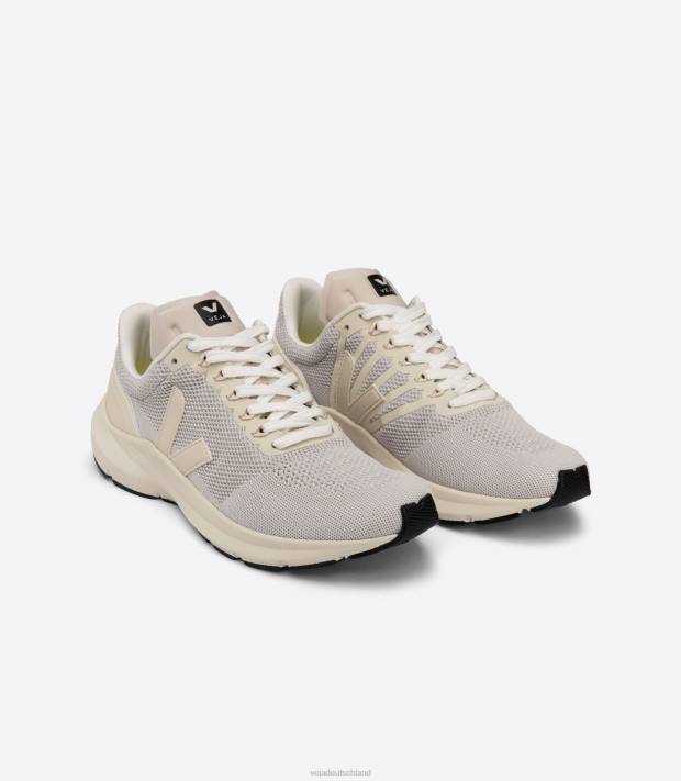 Schuhe VHJD276 Frauen Veja Marlin V-Strick Kreide Pierre