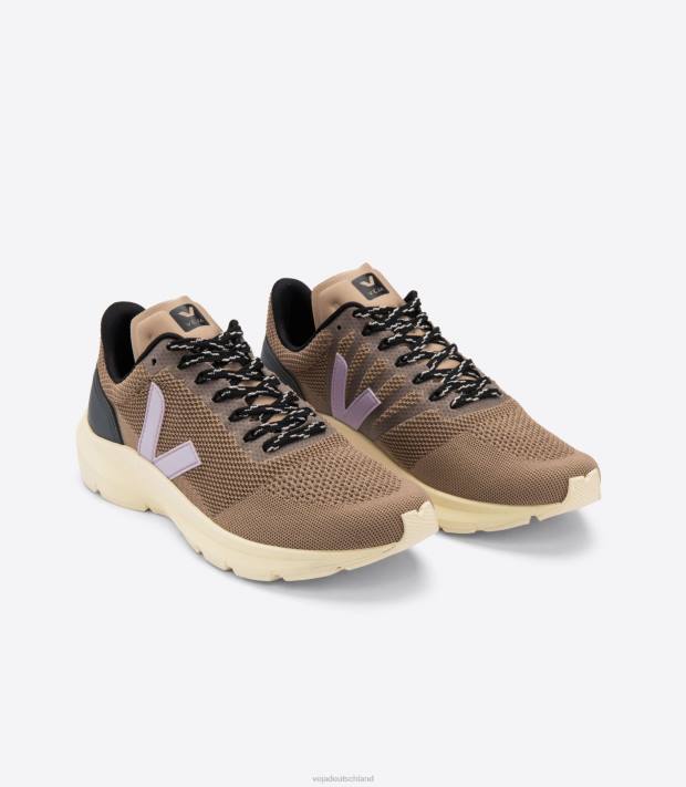 Schuhe VHJD281 Frauen Veja Marlin V-Strick Nero Parme