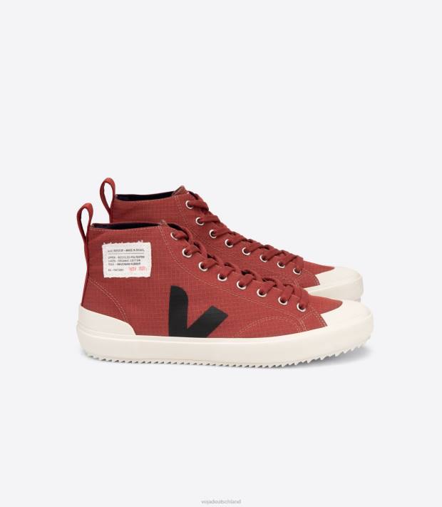 Schuhe VHJD289 Frauen Veja Nova HL Ripstop Rouille Schwarz