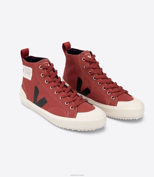 Schuhe VHJD289 Frauen Veja Nova HL Ripstop Rouille Schwarz