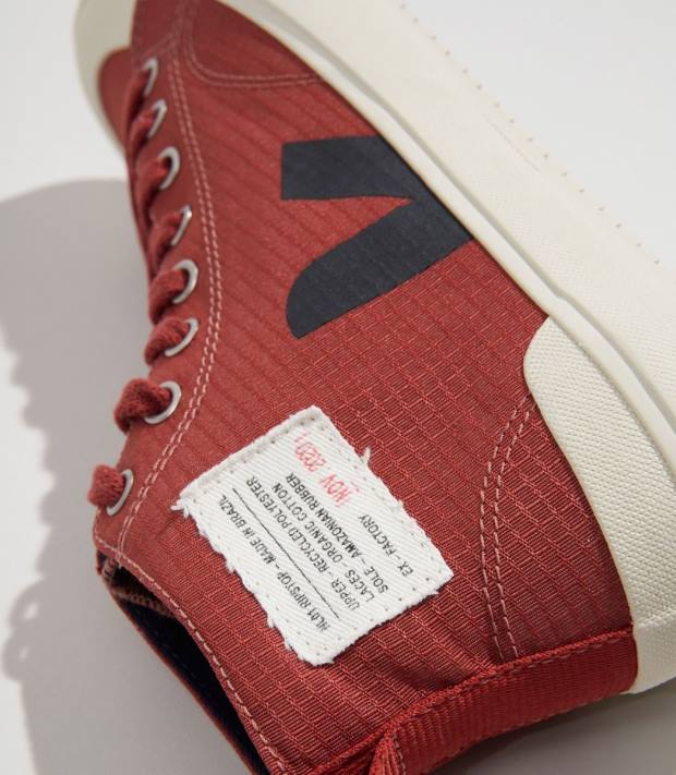 Schuhe VHJD289 Frauen Veja Nova HL Ripstop Rouille Schwarz