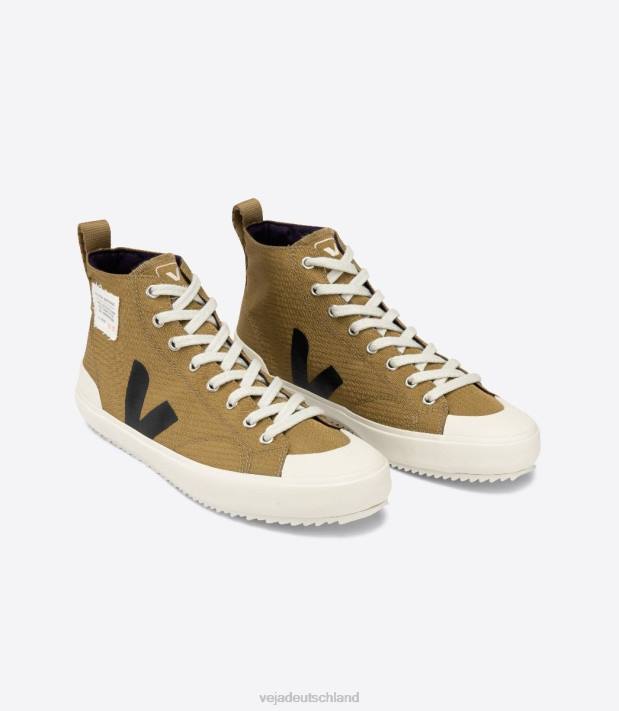 Schuhe VHJD290 Frauen Veja Nova HL Ripstop-Zelt schwarz