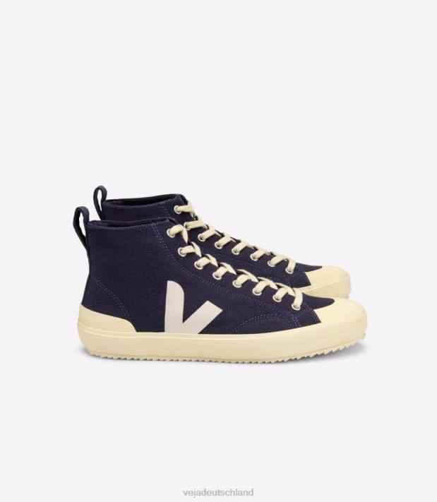 Schuhe VHJD291 Frauen Veja Nova HT Canvas Nautico Buttersohle