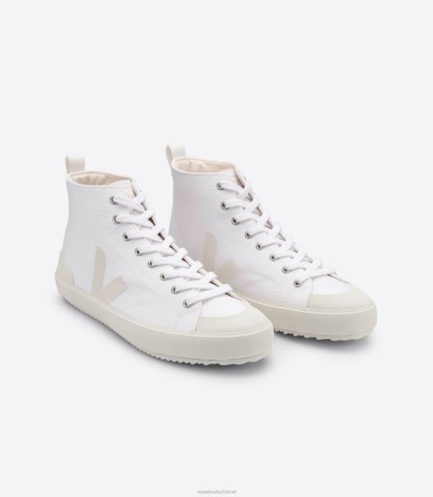 Schuhe VHJD292 Frauen Veja Nova HT Canvas weiß Pierre