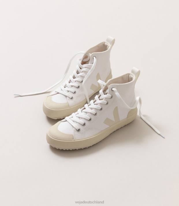 Schuhe VHJD292 Frauen Veja Nova HT Canvas weiß Pierre