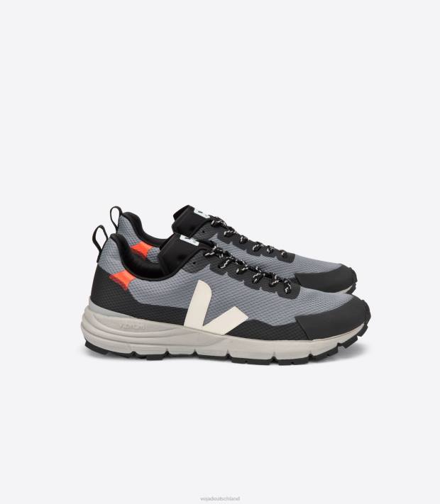 Schuhe VHJD255 Frauen Veja dekkan alveomesh beton pierre orange fluo