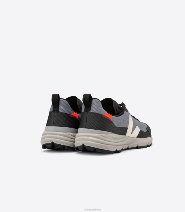 Schuhe VHJD255 Frauen Veja dekkan alveomesh beton pierre orange fluo