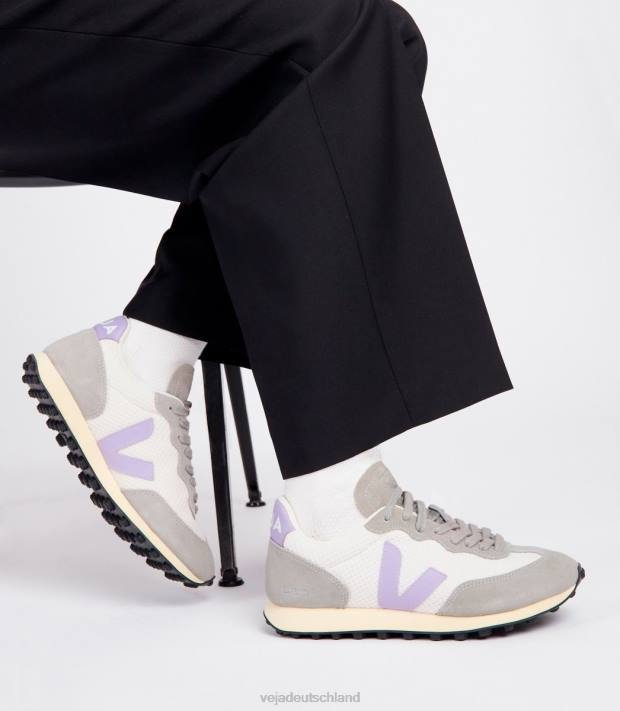 Schuhe VHJD248 Frauen Veja Rio Branco Hexamesh Kies Lavande