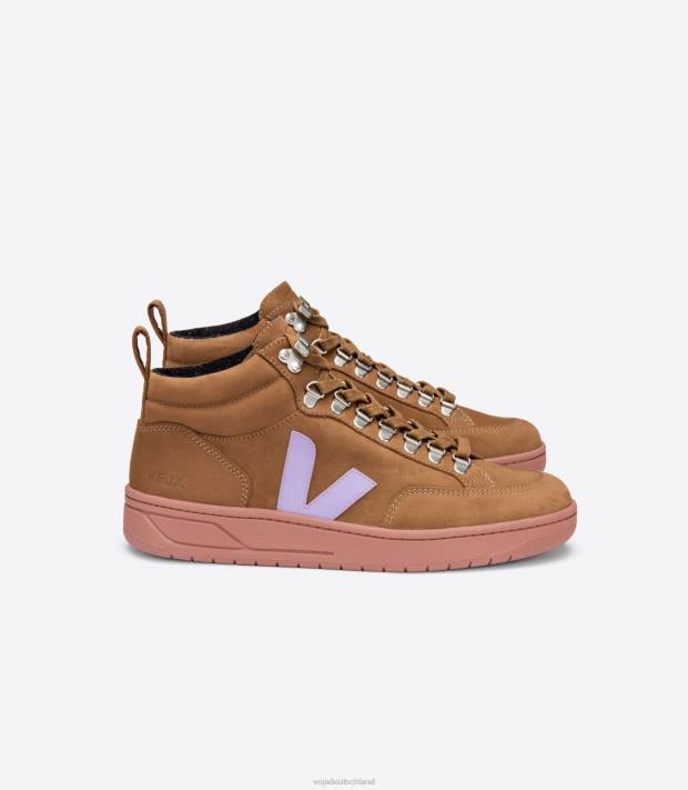 Schuhe VHJD252 Frauen Veja Roraima Nubukbraun Lavande