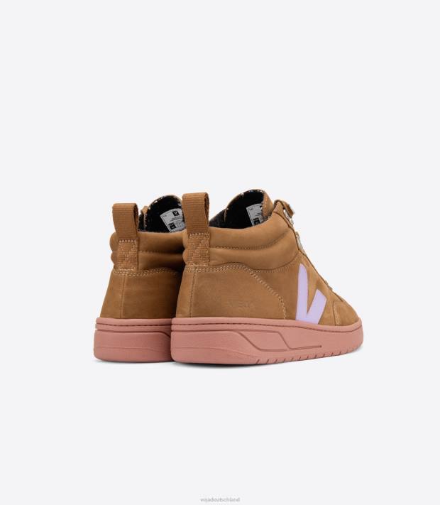 Schuhe VHJD252 Frauen Veja Roraima Nubukbraun Lavande