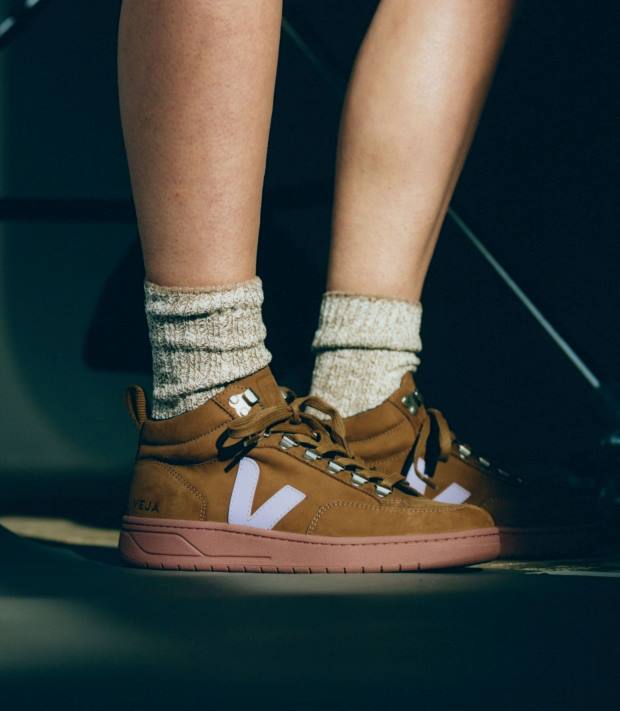 Schuhe VHJD252 Frauen Veja Roraima Nubukbraun Lavande