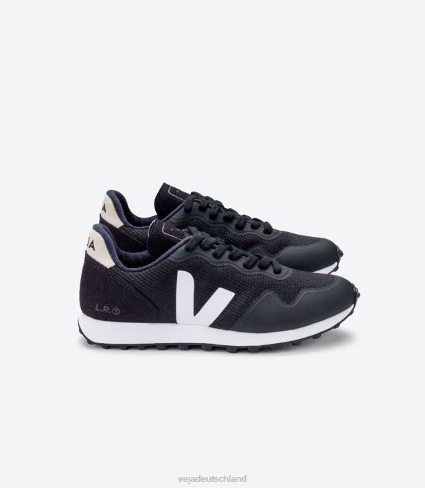 Schuhe VHJD266 Frauen Veja sdu rt b-mesh schwarz weiß natur