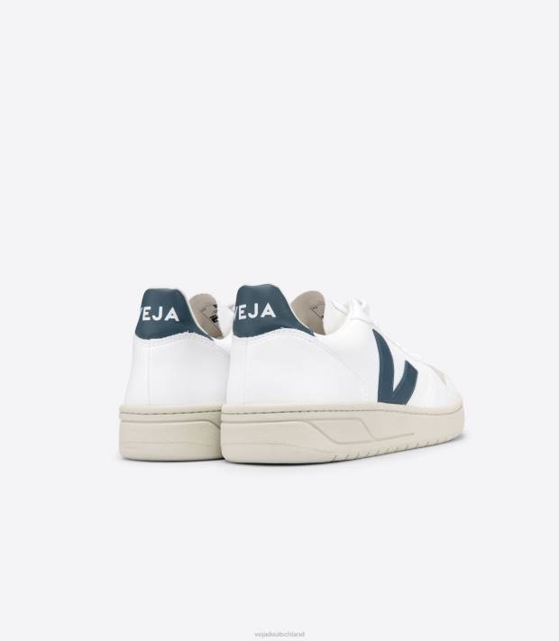 Schuhe VHJD235 Frauen Veja V-10 CWL White California