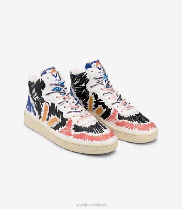 Schuhe VHJD240 Frauen Veja X V-15 Leder Marni schwarz