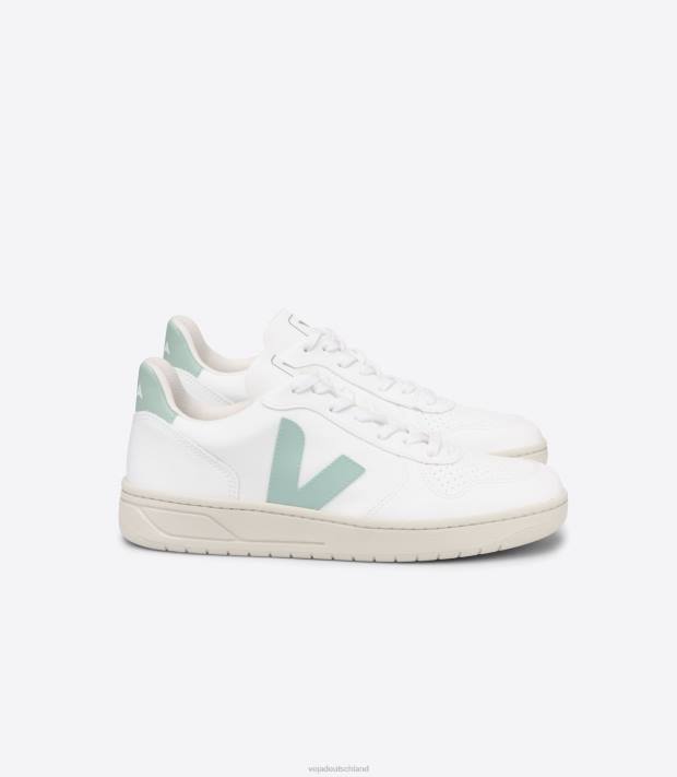 Schuhe VHJD298 Frauen Veja v-10 cwl weißer Matcha