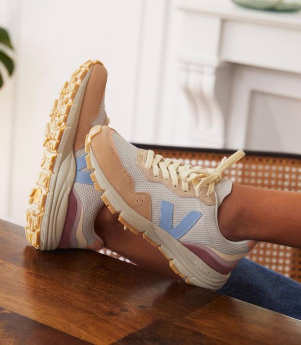 Schuhe VHJD294 Frauen Veja X ba&sh Naturstahl