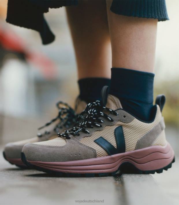 Schuhe VHJD260 Frauen Veja Venturi Alveomesh Düne schwarz