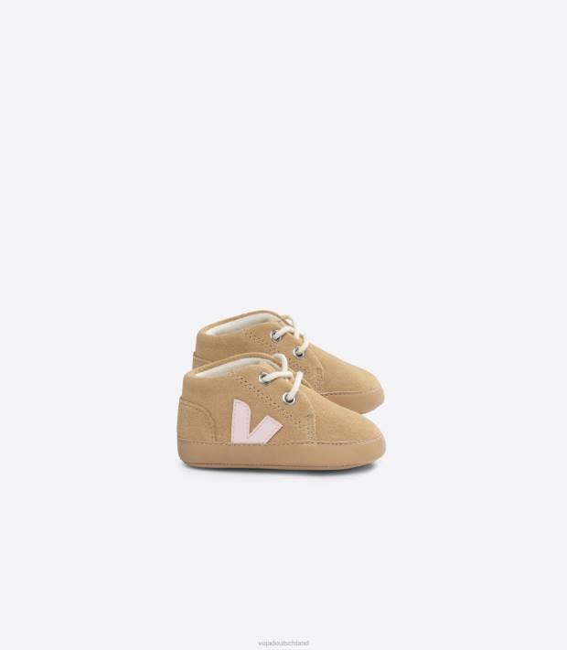 Schuhe VHJD401 Kinder Veja Wüstenblütenblatt aus Baby-Wildleder