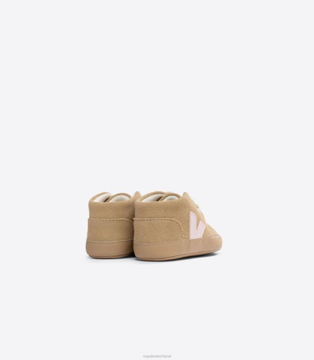 Schuhe VHJD401 Kinder Veja Wüstenblütenblatt aus Baby-Wildleder