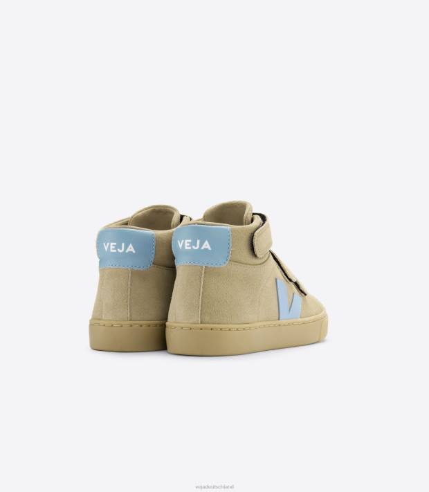 Schuhe VHJD311 Kinder Veja Esplar Mid Wildleder Dune Steel