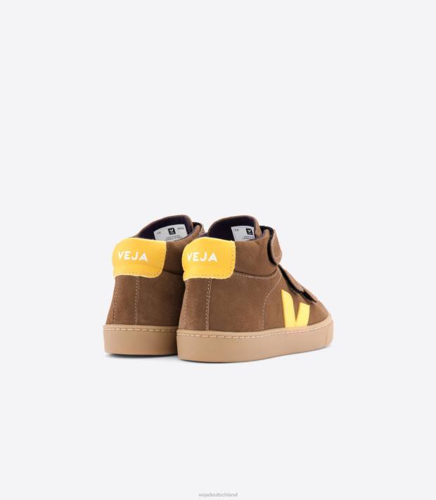 Schuhe VHJD313 Kinder Veja Esplar Mid Wildleder Braun Tonic