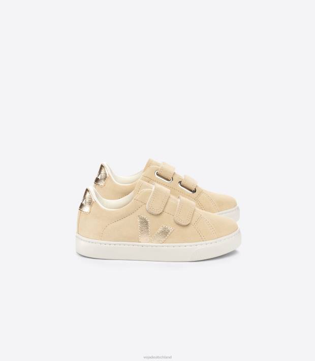 Schuhe VHJD326 Kinder Veja Esplar-Wildleder-Mandelplatine