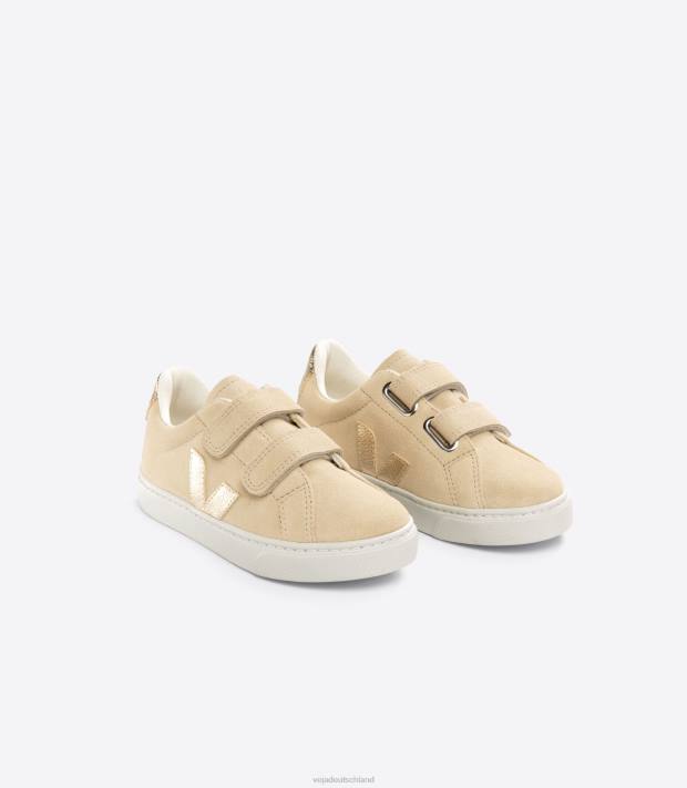 Schuhe VHJD326 Kinder Veja Esplar-Wildleder-Mandelplatine