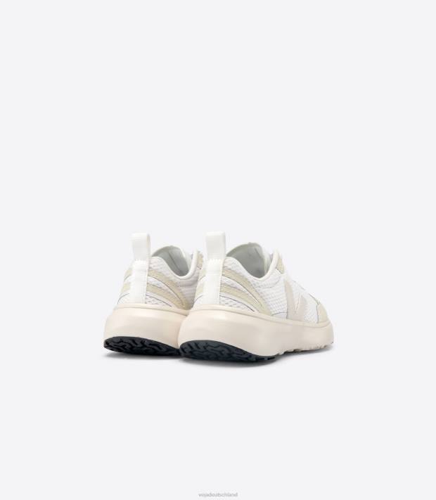 Schuhe VHJD391 Kinder Veja Kanarische elastische Schnürsenkel alveomesh weiß Pierre