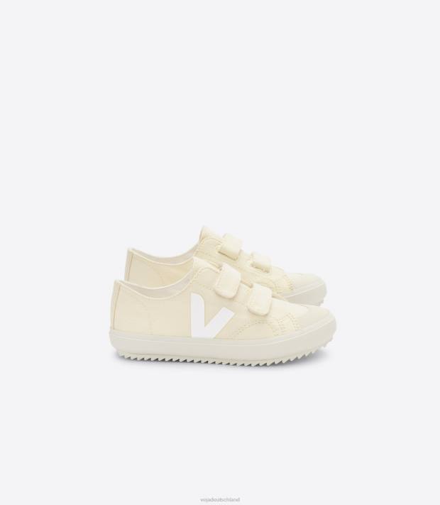 Schuhe VHJD395 Kinder Veja Ollie Canvas Butterweiß