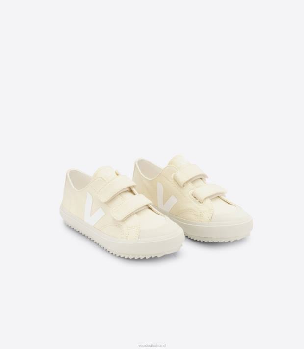 Schuhe VHJD395 Kinder Veja Ollie Canvas Butterweiß