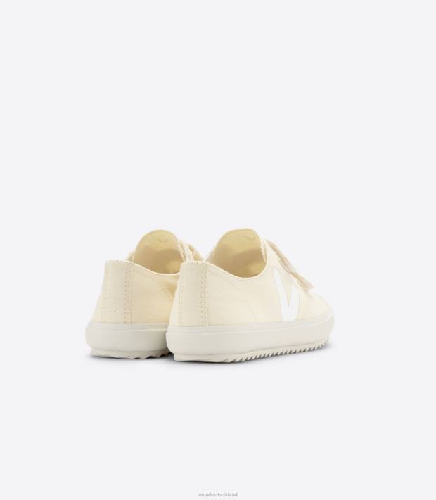 Schuhe VHJD395 Kinder Veja Ollie Canvas Butterweiß