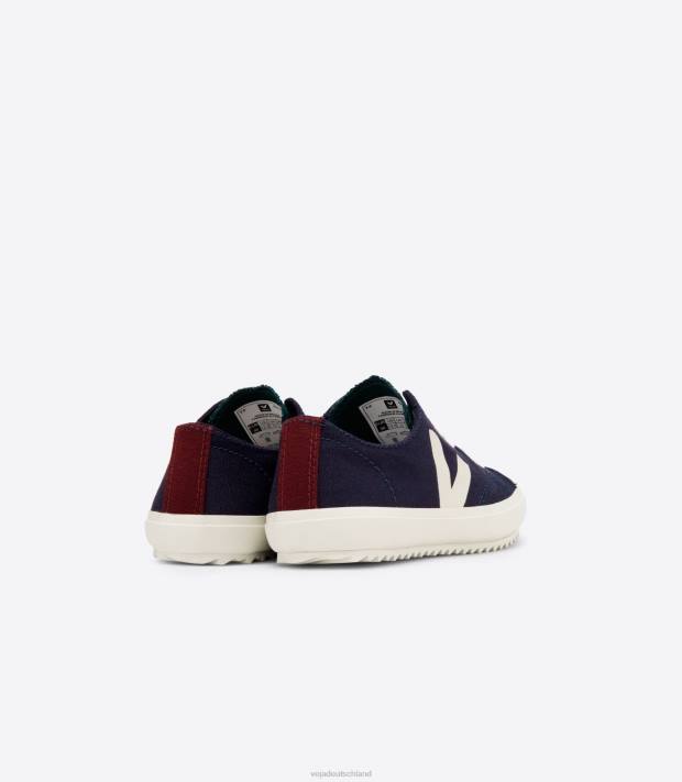 Schuhe VHJD398 Kinder Veja Flip Canvas Multico Marine