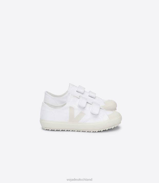 Schuhe VHJD399 Kinder Veja Ollie Canvas weiß Pierre