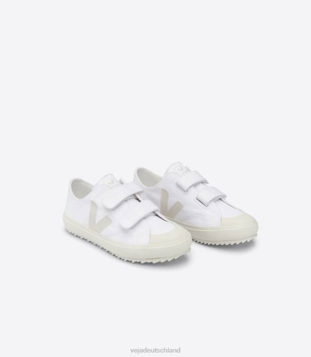 Schuhe VHJD399 Kinder Veja Ollie Canvas weiß Pierre
